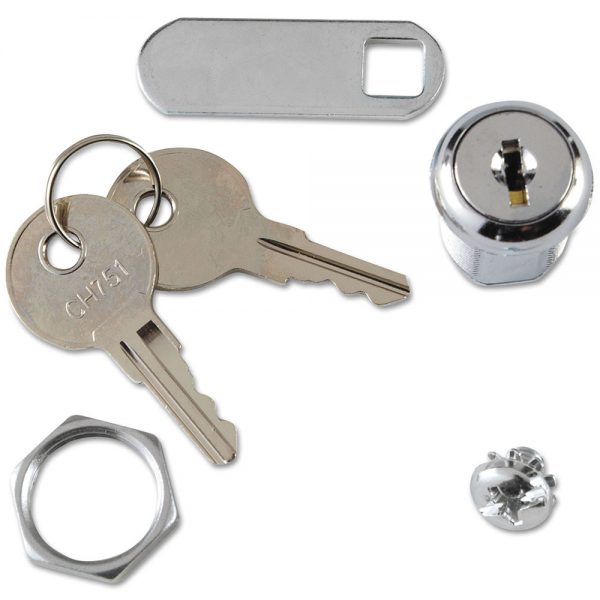 Locking cabinet lock and keys