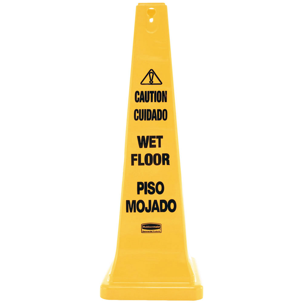 Wet Floor Caution High Visibility Cone